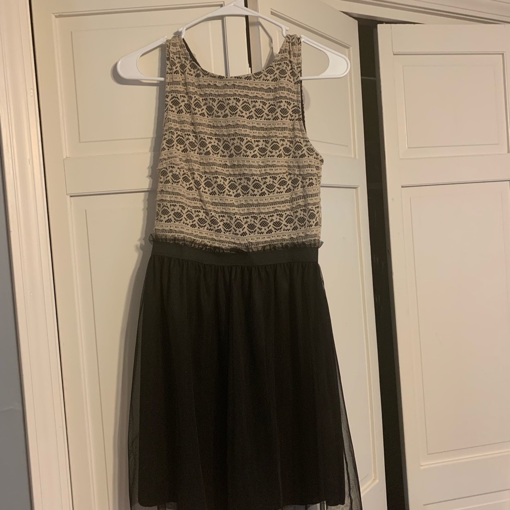 Black and Tan dress from JC Penney’s